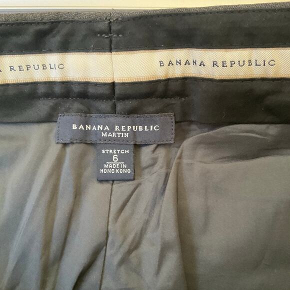 Banana Republic Women Stretch Straight Leg Pants size 6, Gray, with Liner - Picture 9 of 13